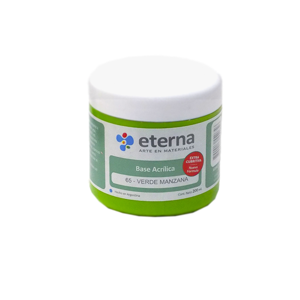 Base acrilica eterna 65-verde manzana 