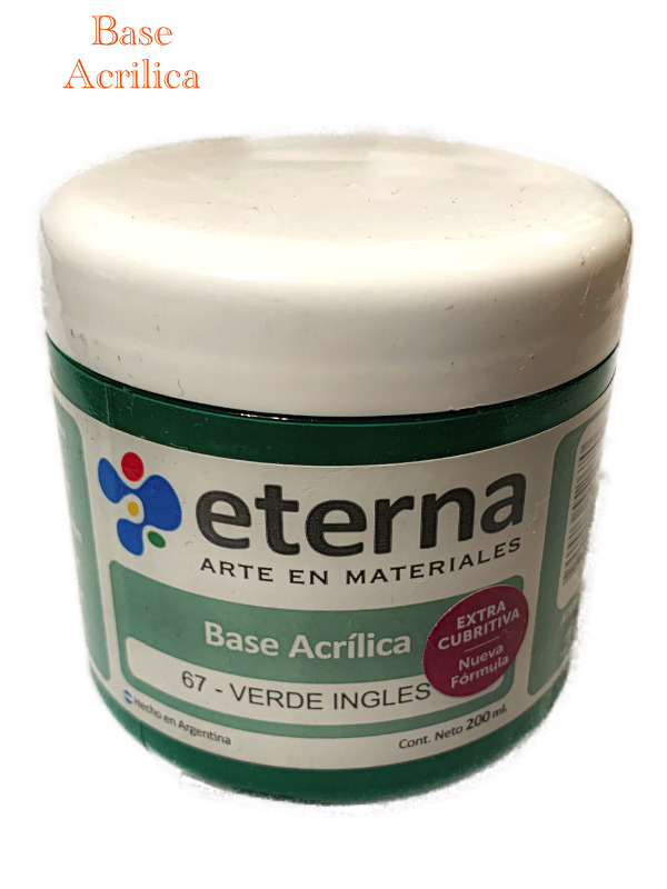 Base acrilica eterna 67-verde ingles