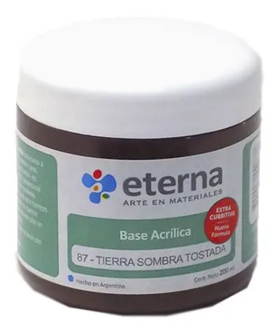 Base acrilica eterna 87-tierra sombra tostada
