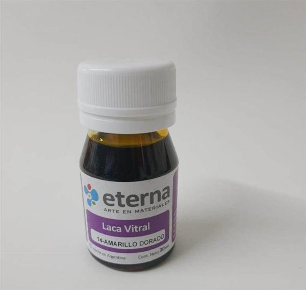 Laca vitral eterna 14- amarillo dorado