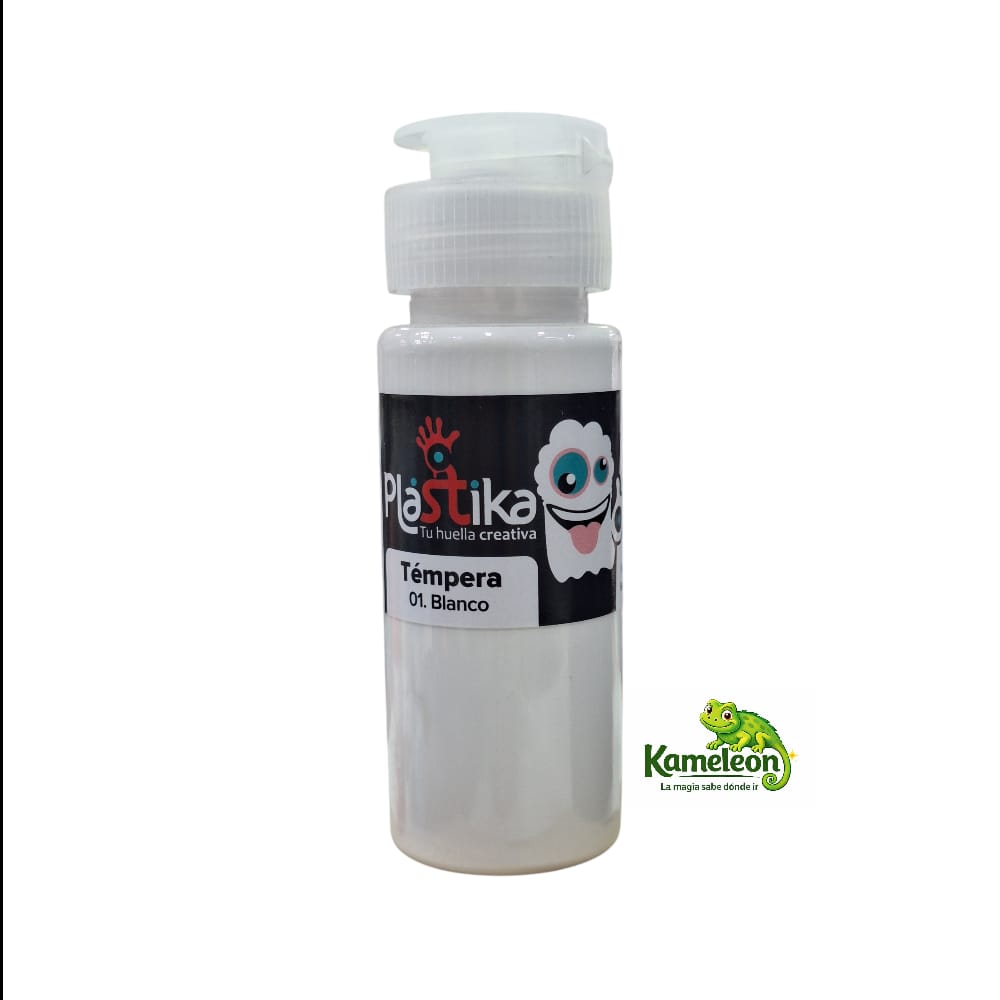 Tempera plastika 60ml 01. blanco