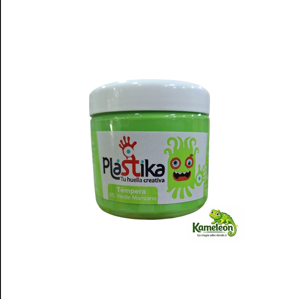 Tempera plastika 200ml 65. verde manzana
