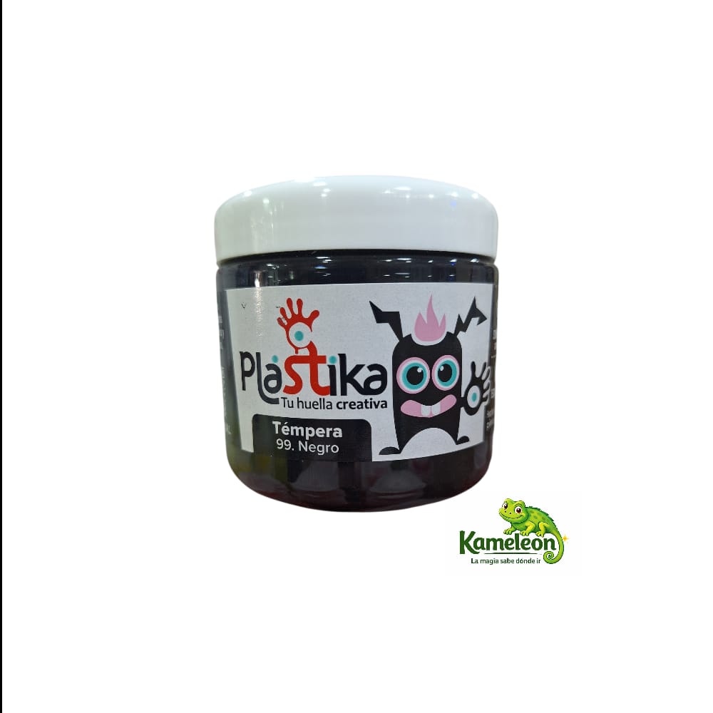 Tempera plastika 200ml 99. negro