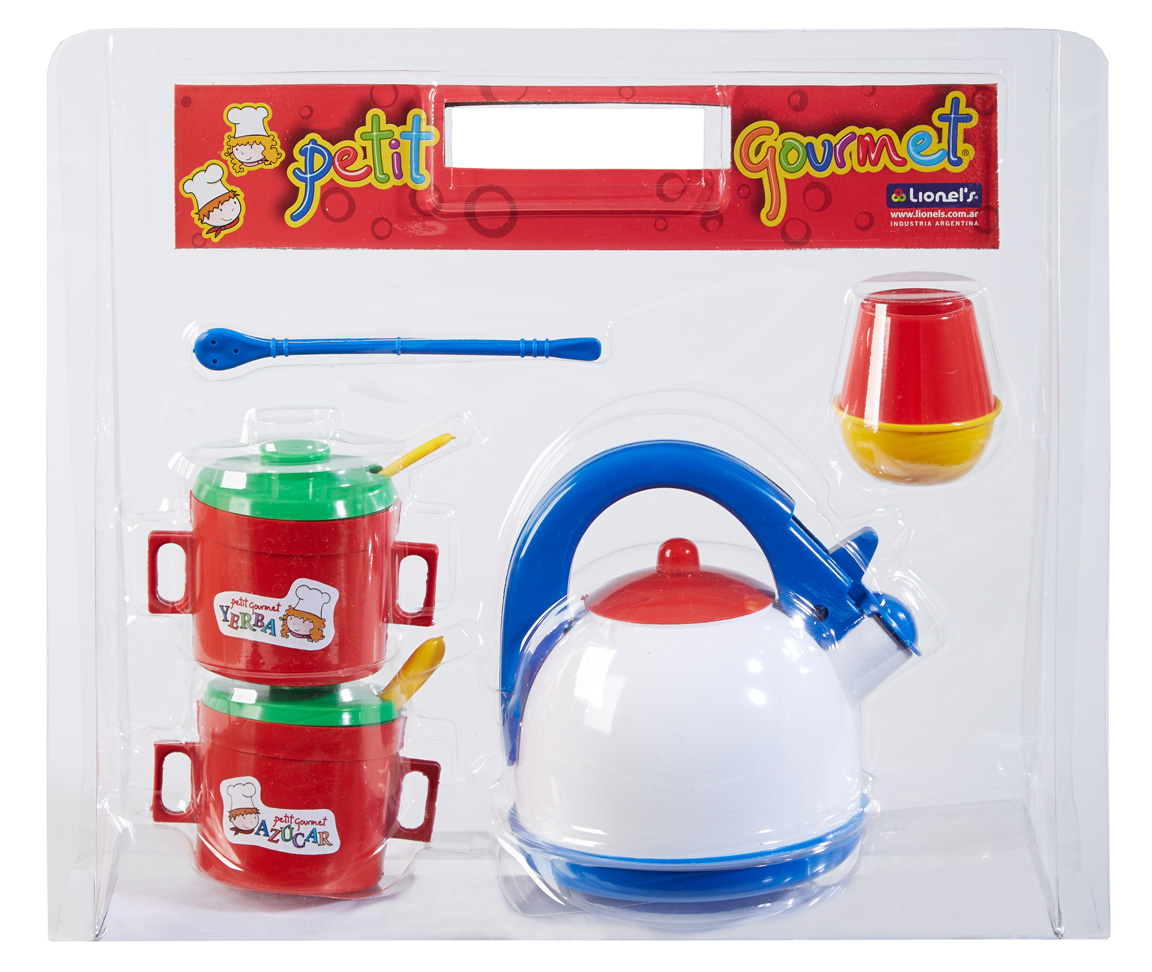 Juego de mate con pava grande 