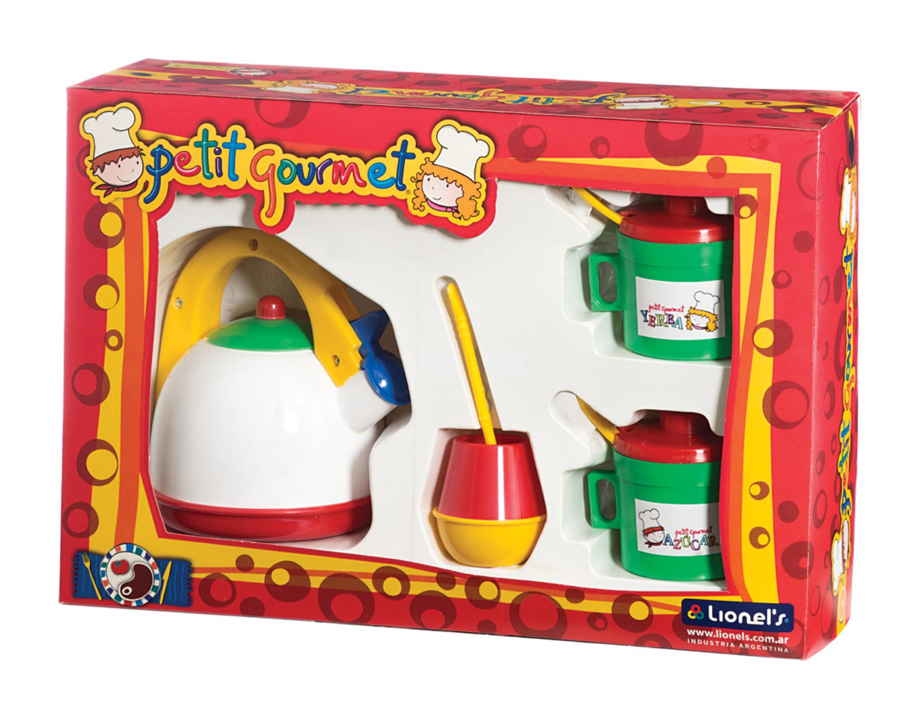 Juego de mate con pava grande