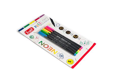 Microfibras trabi "freeliners neon x5"