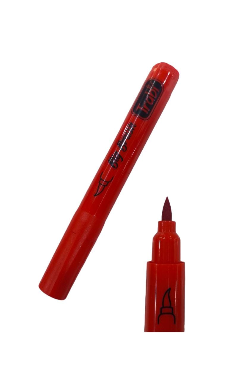 Marcador punta pincel trabi rojo 4.7mm