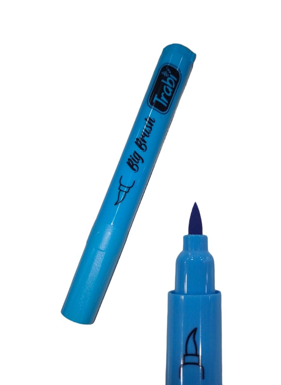 Marcador punta pincel trabi celeste 4.7mm