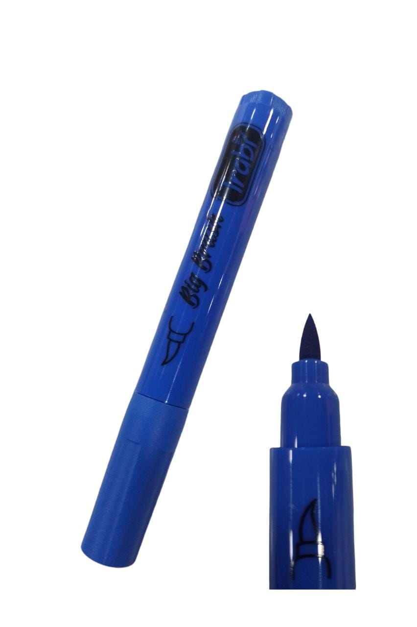 Marcador punta pincel trabi azul 4.7mm