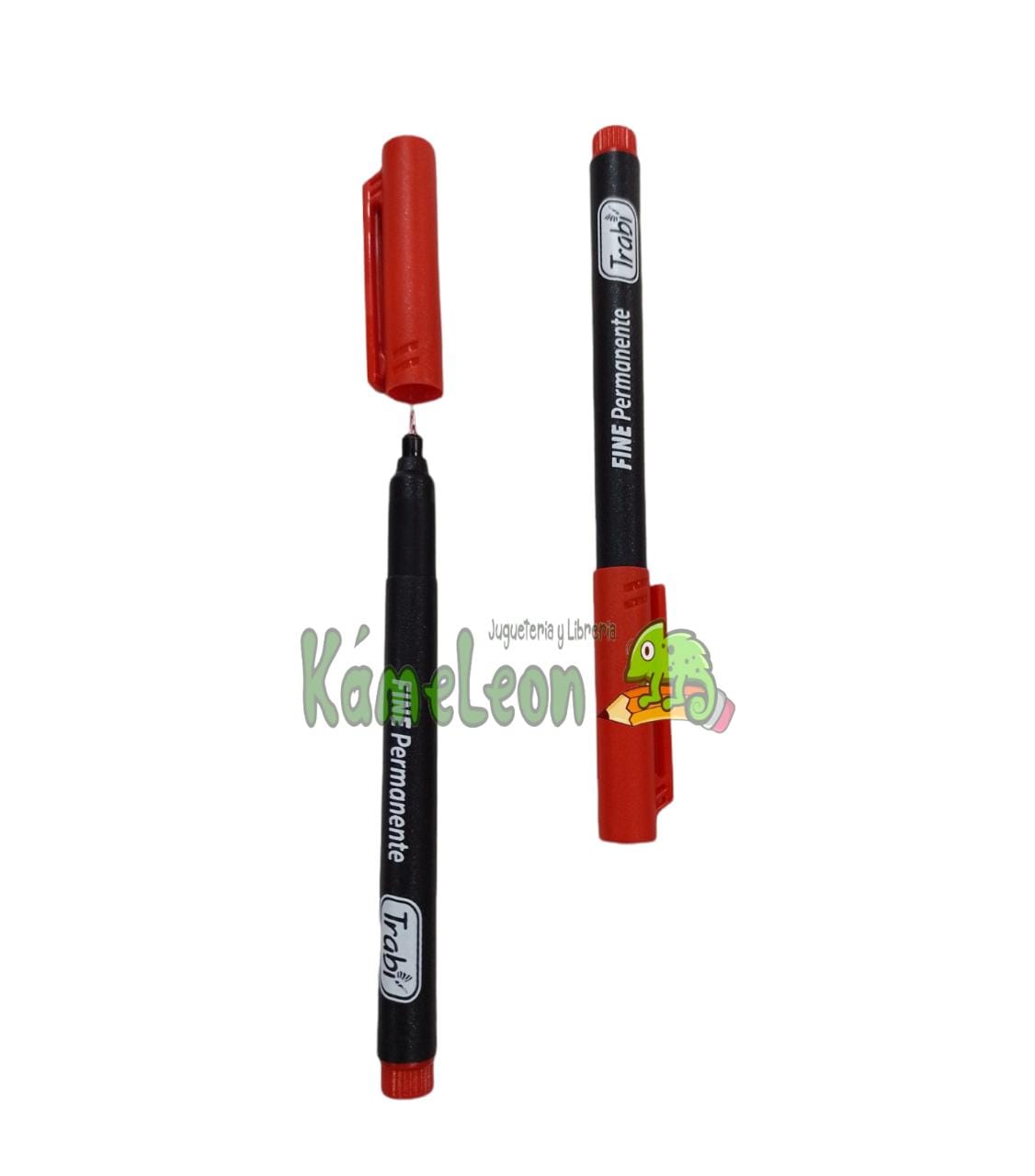 Marcador trabi microfibra permanente trabi rojo 0.3mm