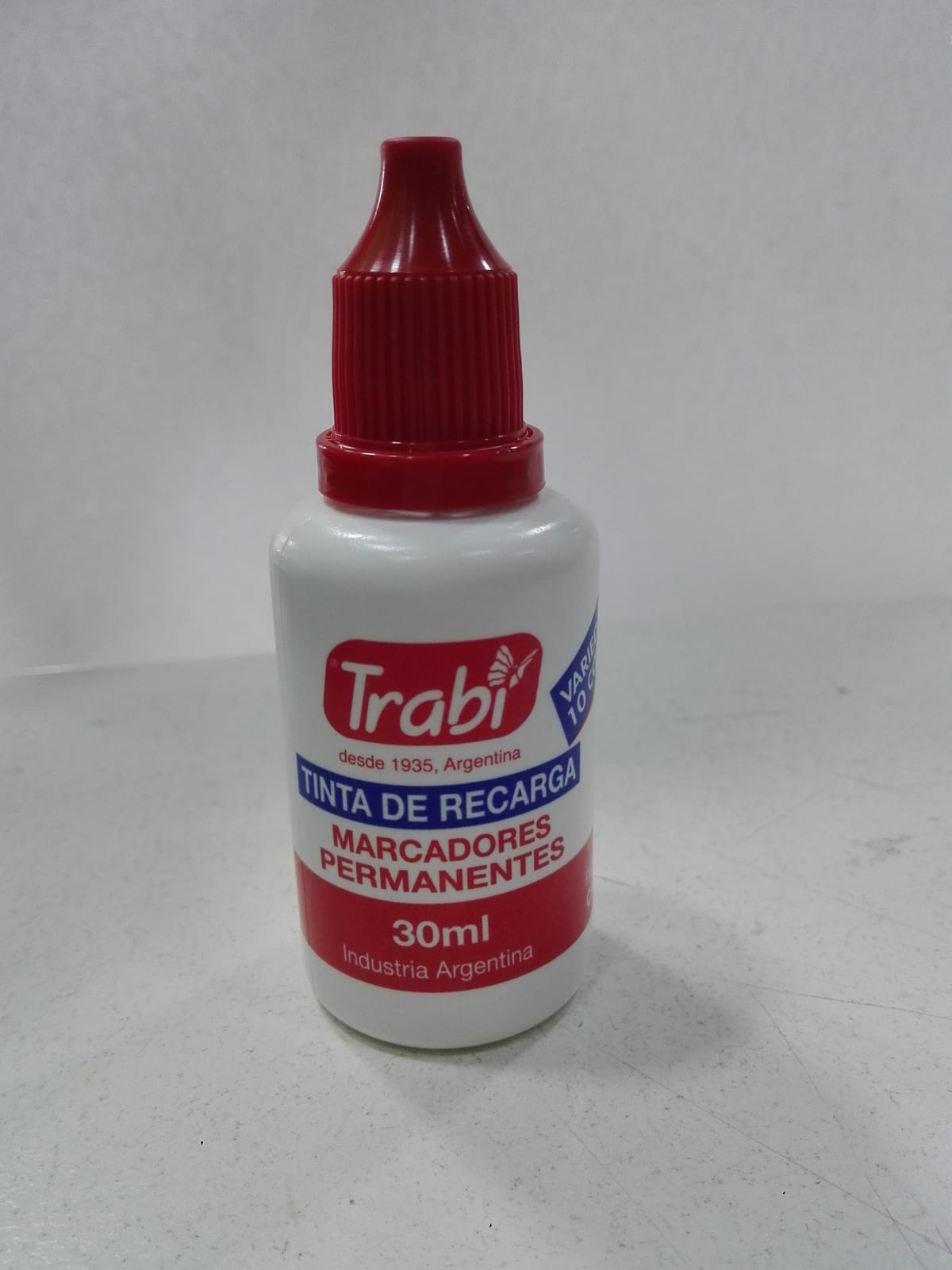 Tinta trabi permanente rojo 30ml