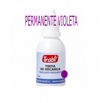 Tinta trabi permanente violeta x30 ml.