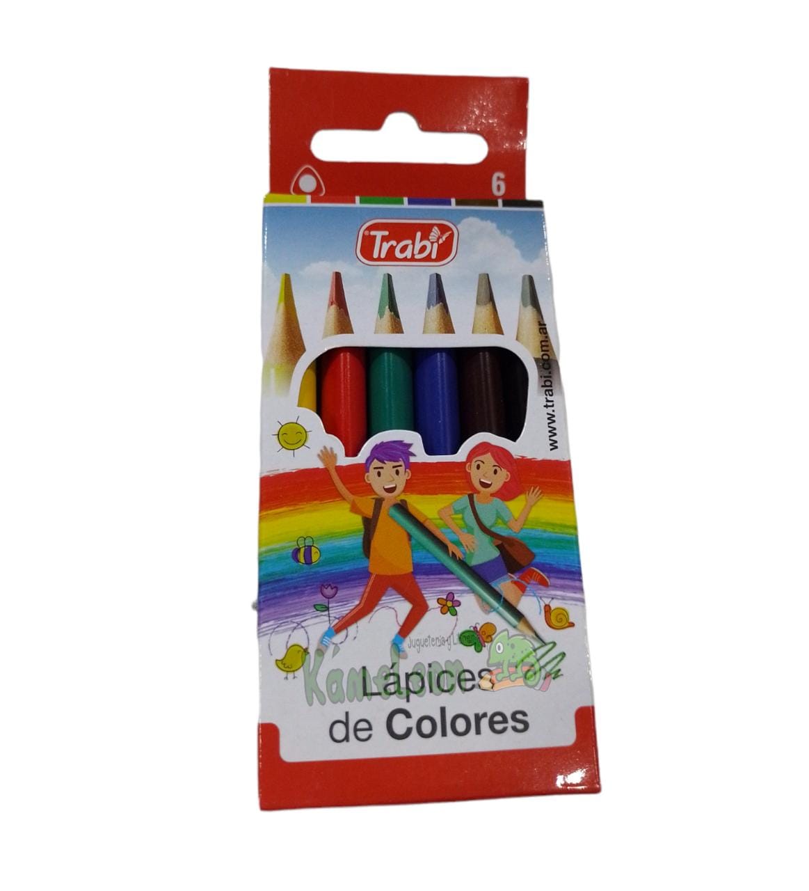 Lapices trabi  "cortos"  x 6 