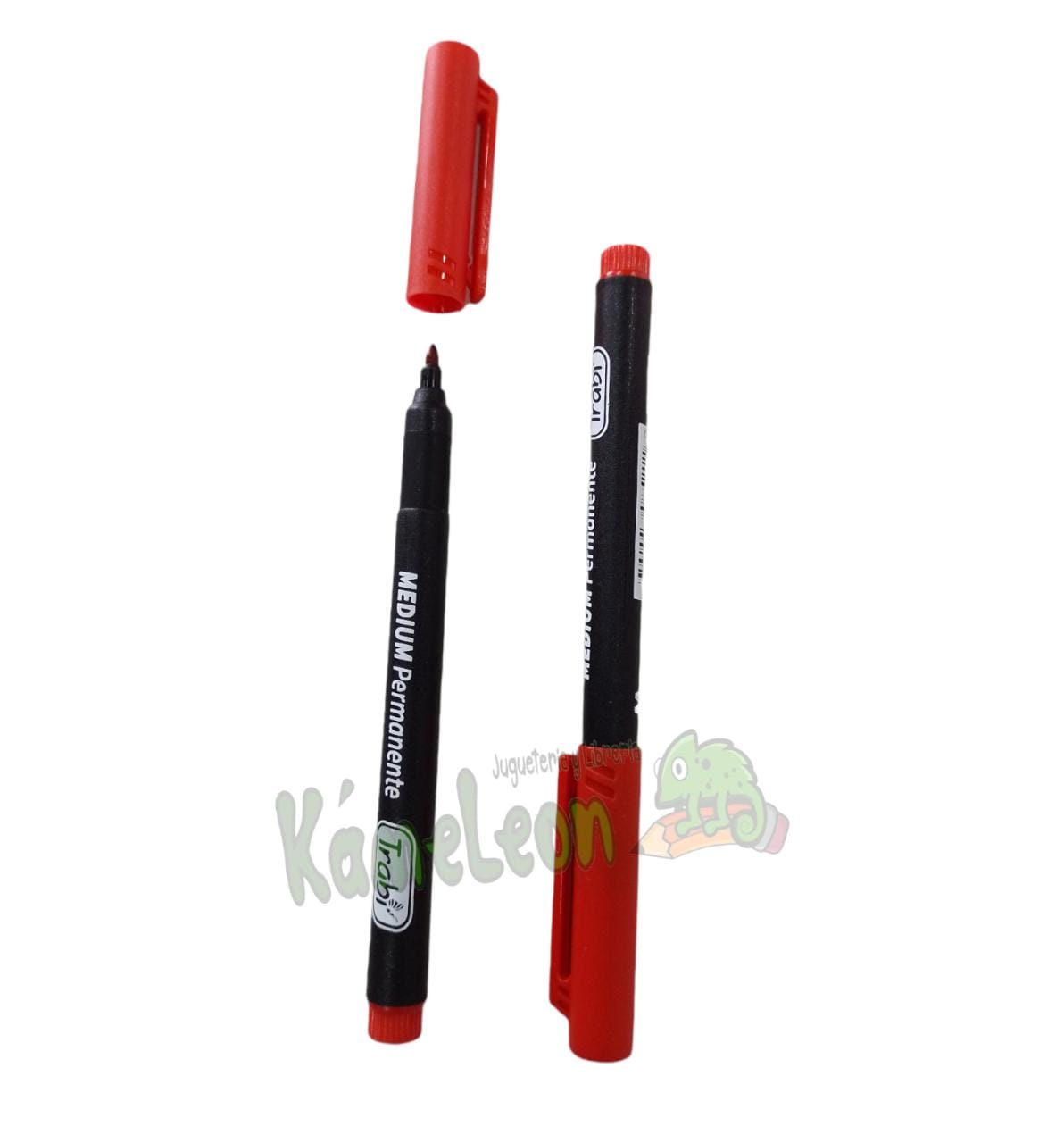 Marcador trabi medium rojo permanente 