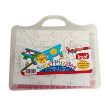 Marcadores trabi valija super puzzles colorea y arma tus 2 rompecabezas