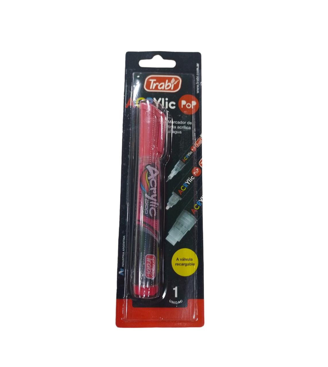 Marcador trabi acrylic pop magenta