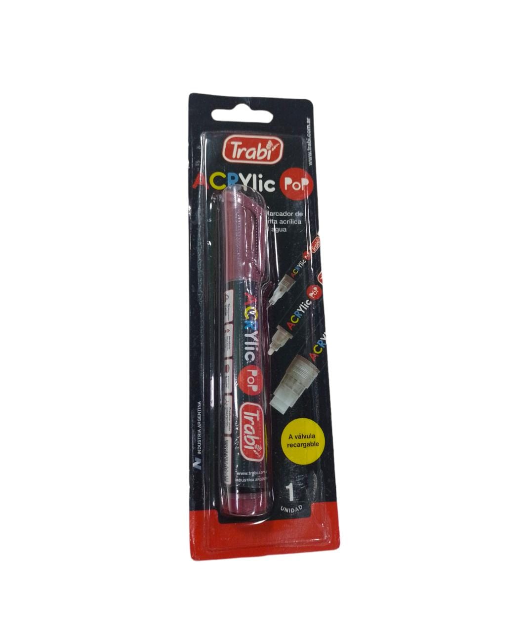 Marcador acrilico trabi acrylic pop borravino