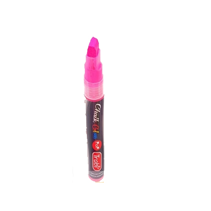 Marcador trabi chalk glass pop rosa fluo