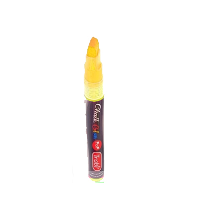 Marcador trabi chalk glass pop amarillo fluo   4-6mm.