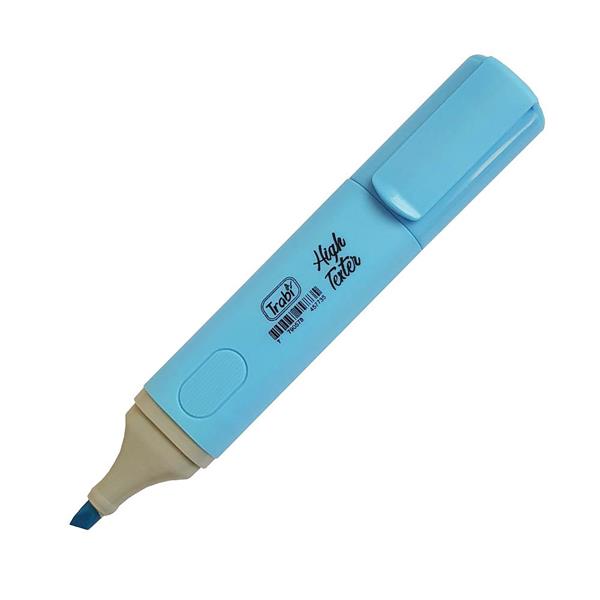 Resaltador trabi chato fluo celeste