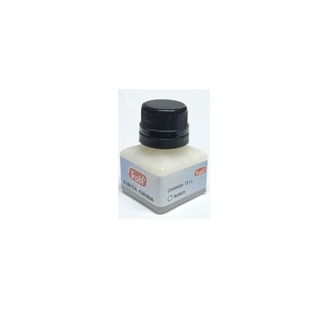 Tinta trabi china  blanco 15c.c.