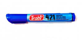 Marcador trabi 421 plus tinta al agua trazo 4-6mm azul 
