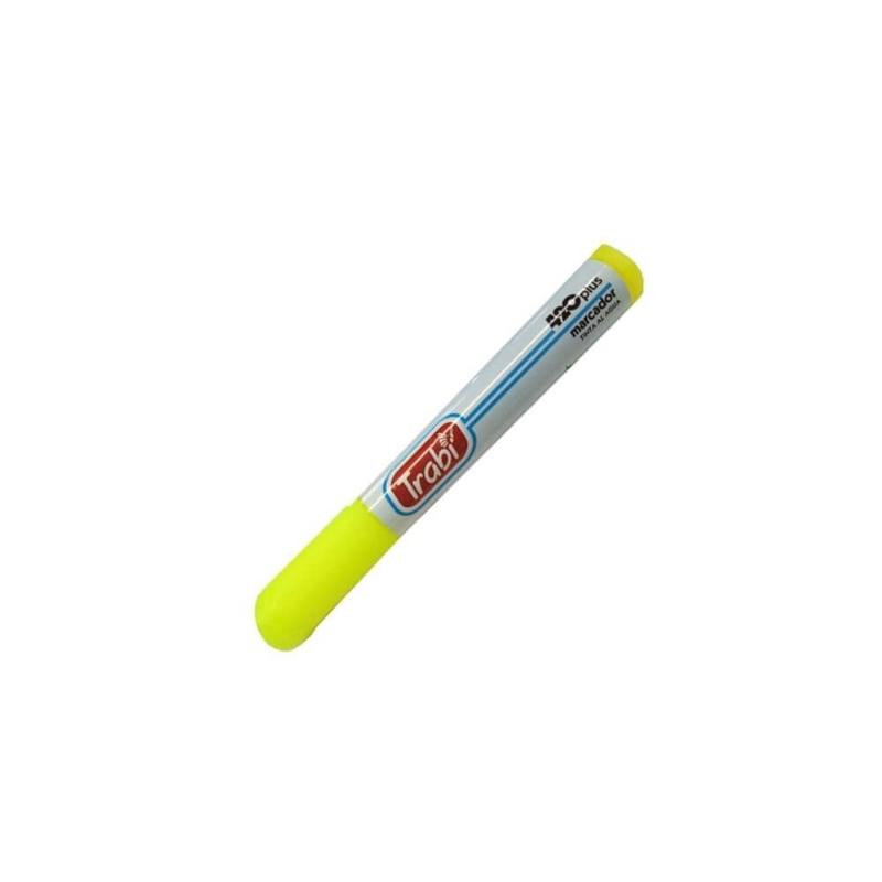 Marcador trabi al agua amarillo 420 punta redonda 