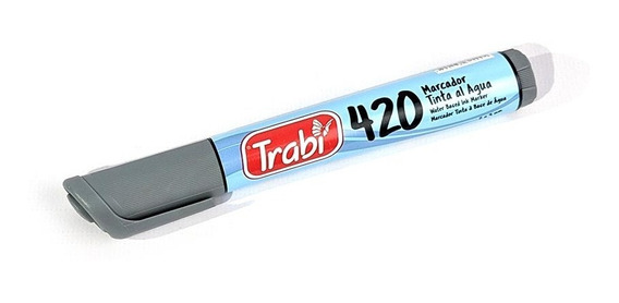 Marcador trabi al agua  gris 420 punta redonda 