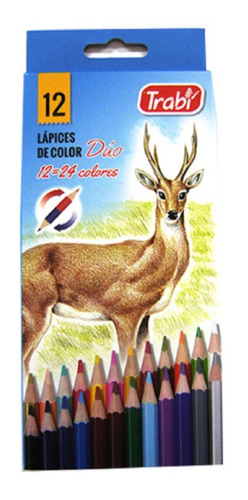 Lapices trabi "largos" x24colores