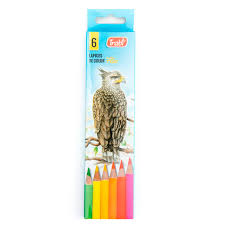 Lapices trabi largos "fluo"  x 6 colores