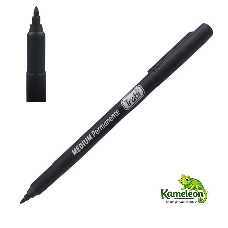 Marcador permanente trabi medium negro