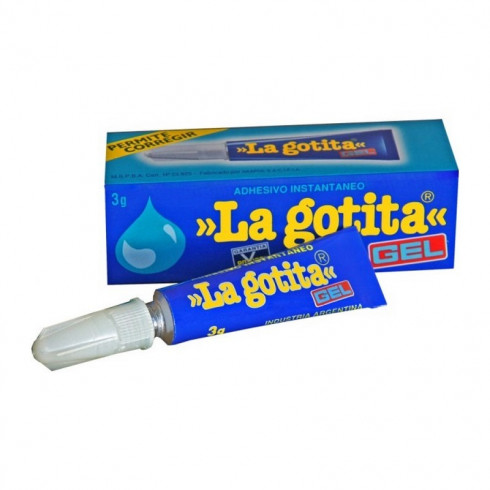 La gotita gel adhesivo x 3g.