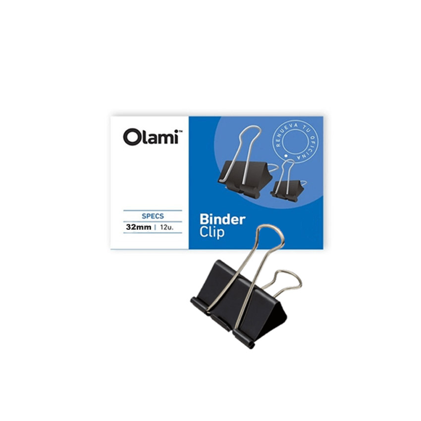 Binder clips olami 41 mm negro n 4