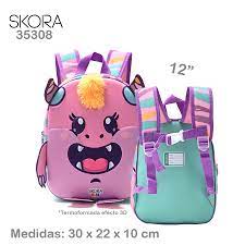 Mochila skora de espalda 12 pulgadas mounstrua 35308