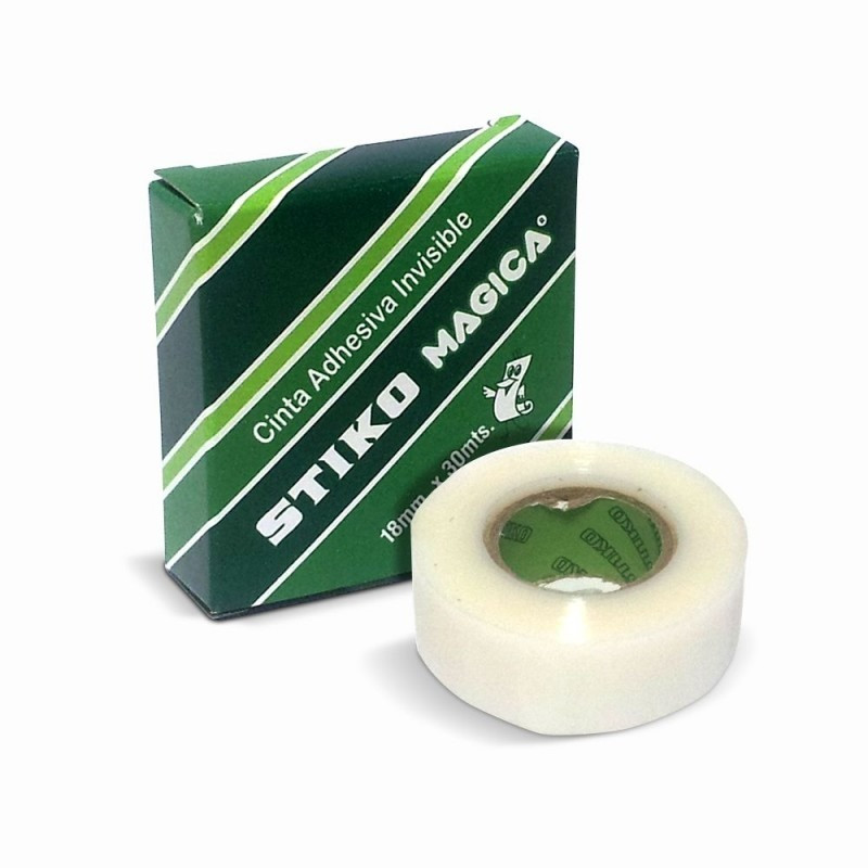 Cinta adhesiva invisible stiko magica 18mm x30mts