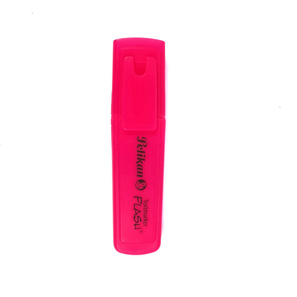 Resaltador pelikan chato fluo rosa