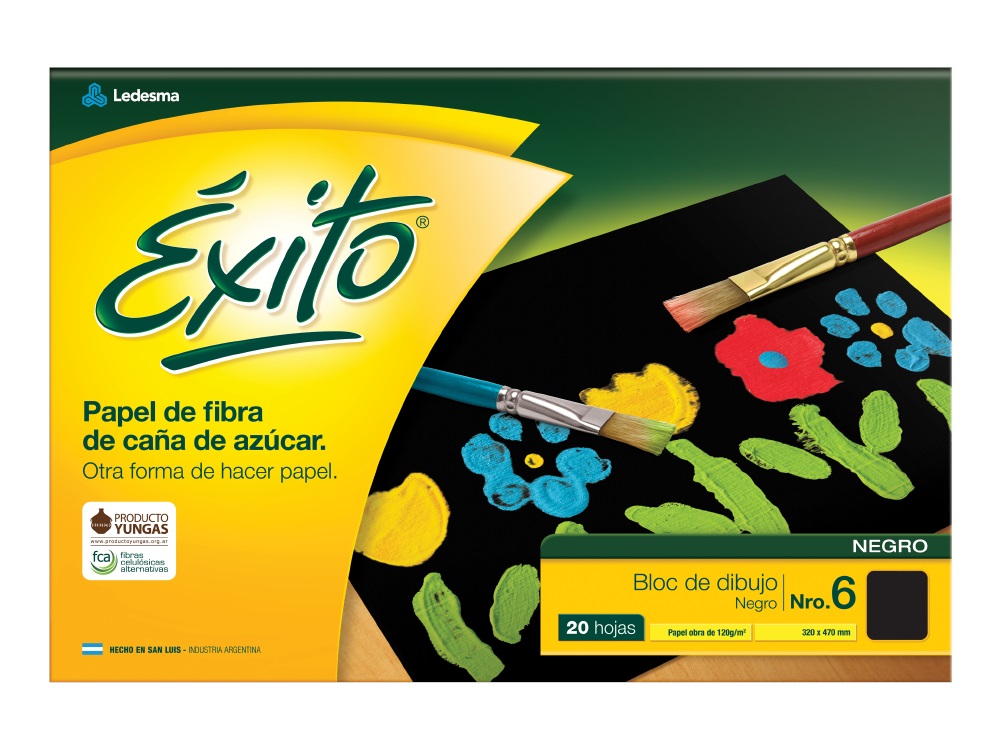 Block de hojas negras n6 exito