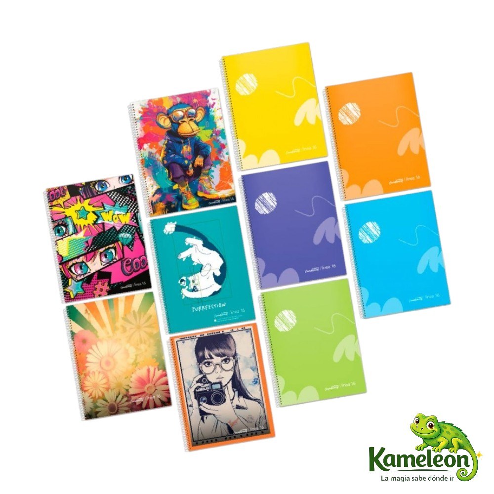 Cuaderno ledesma a4 linea 16 new edittion 29,7 70hj. cuadro