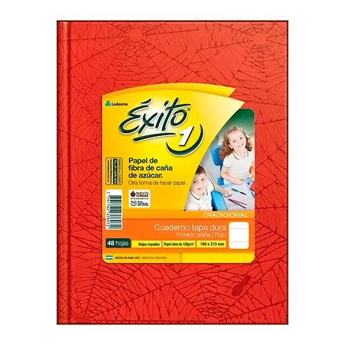 Cuaderno exito nro1 araÑa rojo