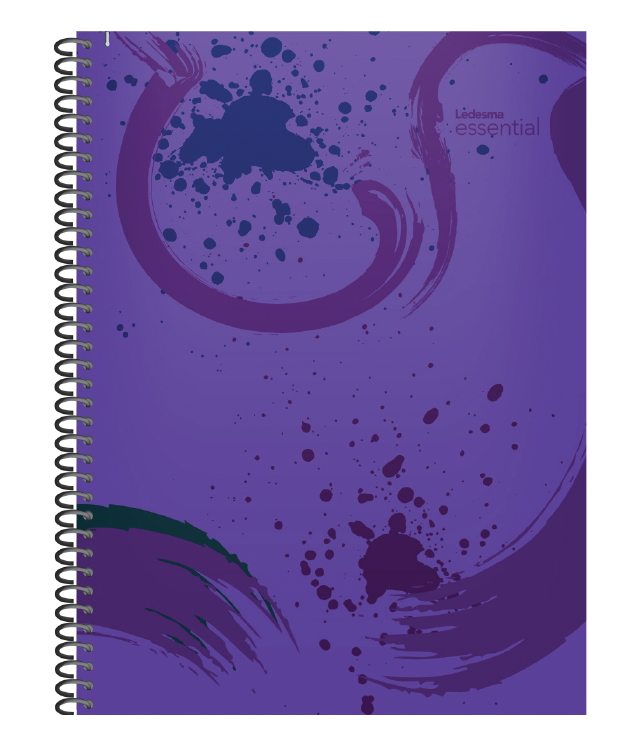 Cuaderno essential a4 rayado violeta