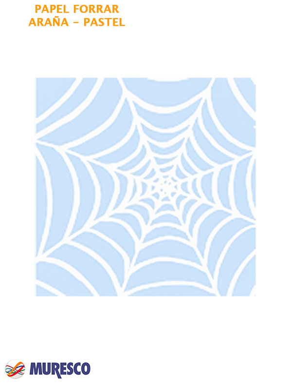 Papel de forrar araÑa celeste pastel 