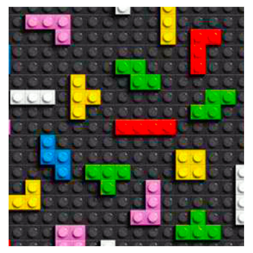 Papel de forrar tematica tetris 
