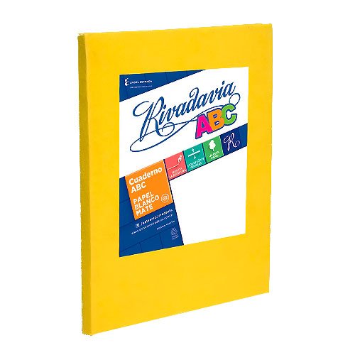 Cuaderno rivadavia nro3 araÑa amarillo