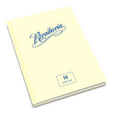 Cuaderno rivadavia n1 liso t/d sin forrar 50hj. 