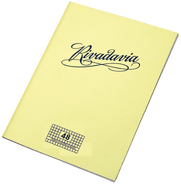 Cuaderno rivadavia tapa flexible 48h.