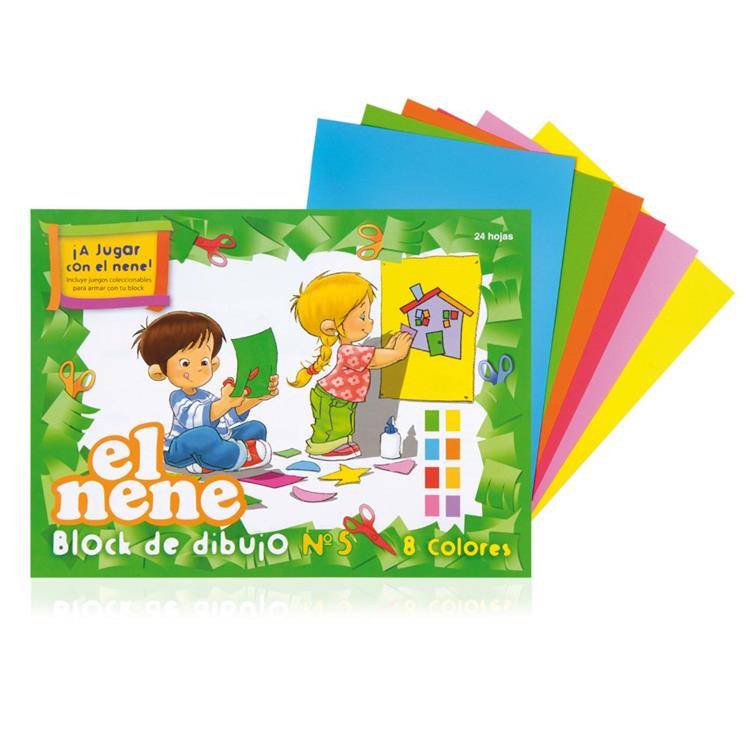 Block el nene numero 5 color