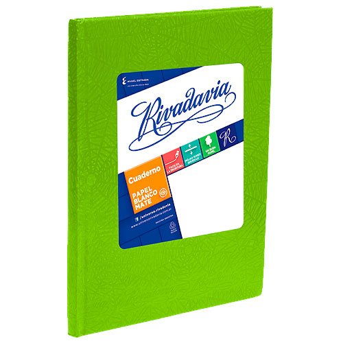 Cuaderno rivadavia nro 3 araÑa verde manzana 