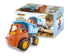 Camion volcador en caja