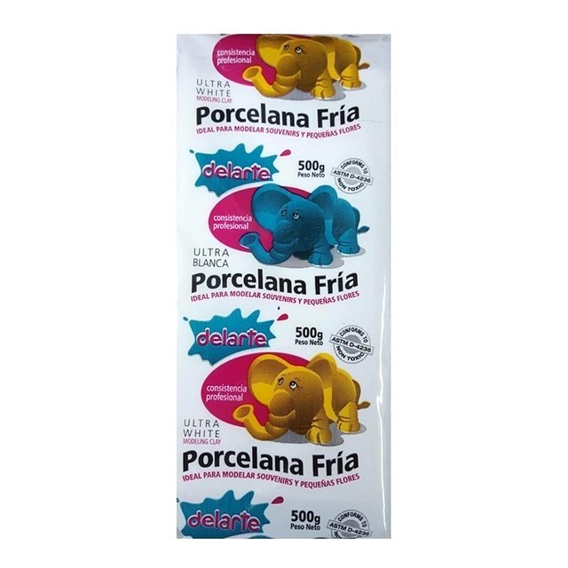 Porcelana fria 500g