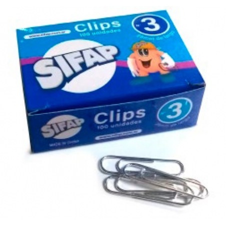 Clips metalicos sifap n 3  28mm 